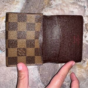 🤎🅰️ Louis Vuitton Damier Ebene Card Holder